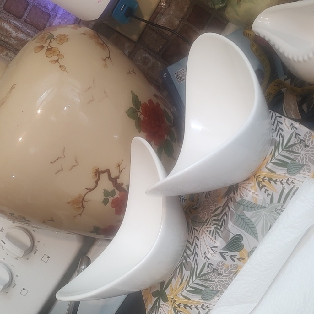 Strawberry Street Elegant White Ceramic Serving Set